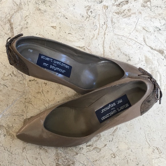 Leather Dress Pump Stuart Weizmann for mr.Seymour - Picture 2 of 11